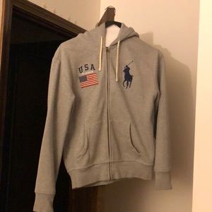 Grey polo jacket